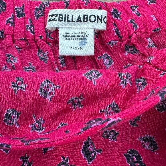 Billabong Pink/Red Floral Wrap Skort | Women’s Size M - Picture 4 of 8